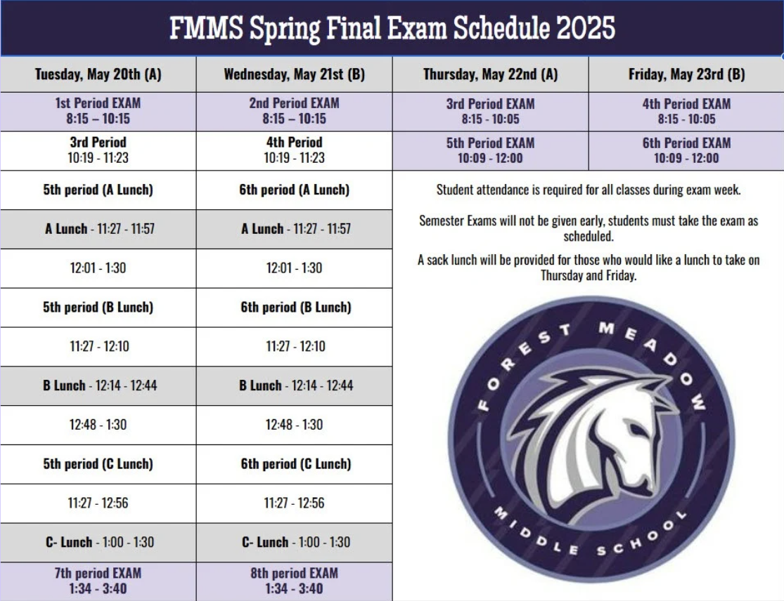 Semester Exam Schedule